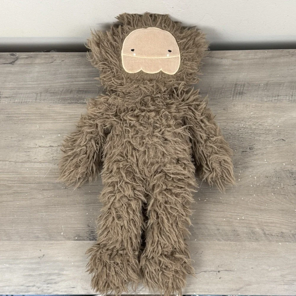 Slumberkins Bigfoot Stuffie Self‎ Esteem Ultra Plush OG Brown Stuffed Animal 16